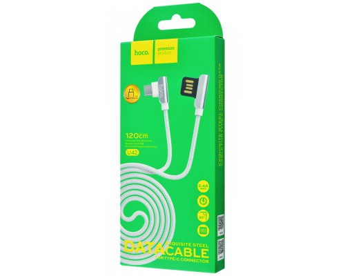 Дата кабель Hoco U42 Exquisite Steel Type-C cable (1.2m) (00000031078_2)