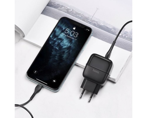 СЗУ HOCO C73A (2USB/2.4A) + lightning (00000036213_2)