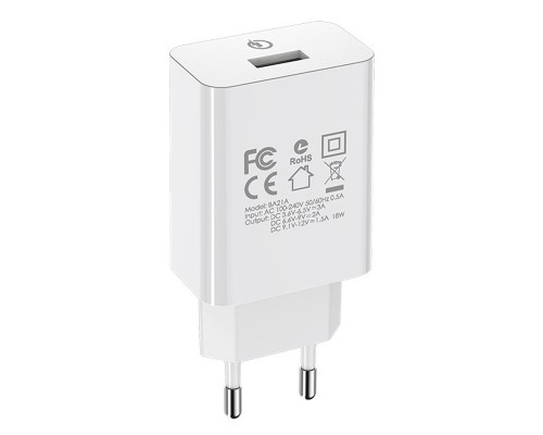 СЗУ Borofone BA21A Long journey QC3.0 (1USB/3A) (00000055407_1)