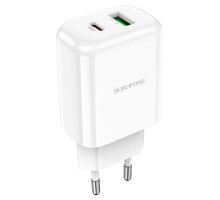СЗУ Borofone BN4 PD20W+QC3.0 (1USB/1Type-C/3A) (00000058309_1)