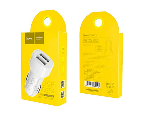 АЗУ Hoco Z2A (2USB 2.4A) (+кабель microUSB) (00000034165_1)