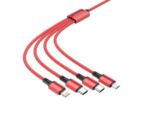 Дата кабель Borofone BX72 USB to 3in1 (1m) (00000056907_2)