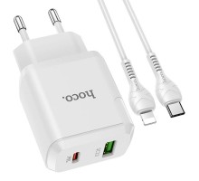 СЗУ Hoco N5 Favor 20W PD+QC3.0 Type-C to Lightning (00000043049_2)