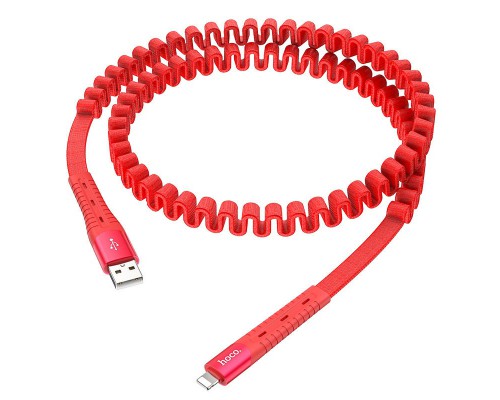 Дата кабель Hoco U78 "Cotton treasure elastic" lightning (1.2М) (00000039184_2)