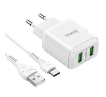 СЗУ HOCO N6 QC3.0 (2USB/3A) + USB - Type-C (00000048111_1)