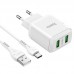 СЗУ HOCO N6 QC3.0 (2USB/3A) + USB - Type-C (00000048111_1)