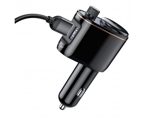 АЗУ Baseus Bluetooth FM Launcher Locomotive 3.4A 2USB (CCALL) (00000037597_1)