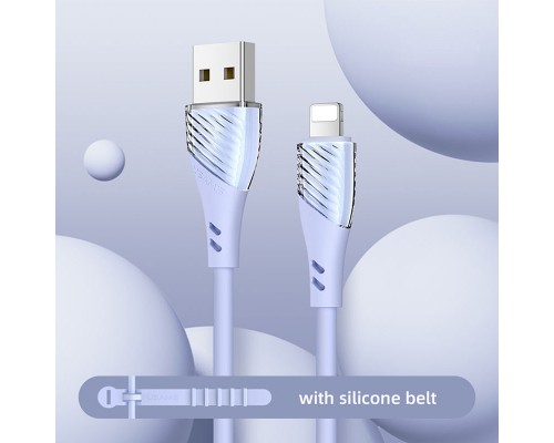 Дата кабель Usams US-SJ493 U65 Liquid Silicone USB to Lightning 3A 1m (00000049219_2)