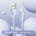Дата кабель Usams US-SJ493 U65 Liquid Silicone USB to Lightning 3A 1m (00000049219_2)