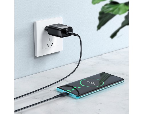 СЗУ Hoco C72Q Glorious QC3.0 18W (1USB/3A) + Type-C (00000041732_2)