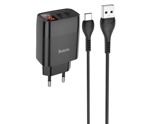 СЗУ HOCO C86A (2USB/2.4A) + Type-C (00000053231_2)