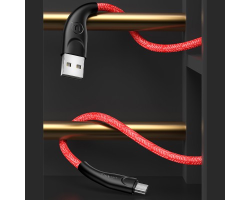 Дата кабель Usams US-SJ396 U41 Micro Braided Data and Charging Cable 2m (00000034461_1)