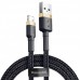 Дата кабель Baseus Cafule Lightning Cable 2.4A (1m) (CALKLF) (00000037213_4)