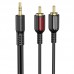 Аудио кабель Borofone BL11 3.5mm to double RCA (00000056867_1)