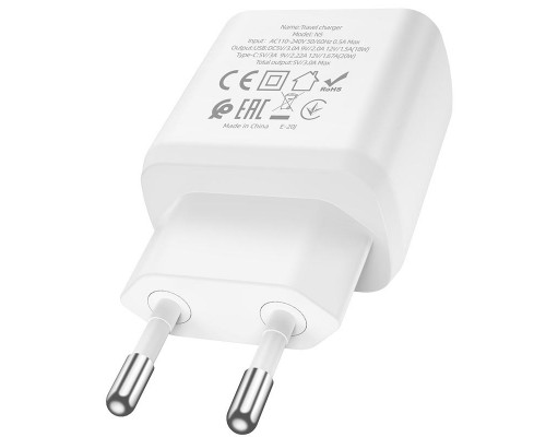 СЗУ Hoco N5 Favor 20W PD+QC3.0 Type-C to Lightning (00000043049_2)