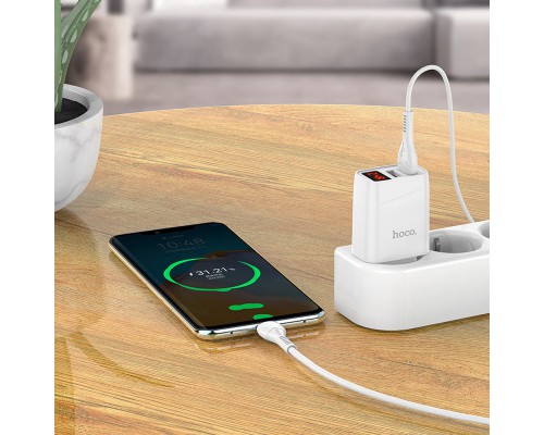 СЗУ HOCO C86A (2USB/2.4A) + Type-C (00000053231_1)
