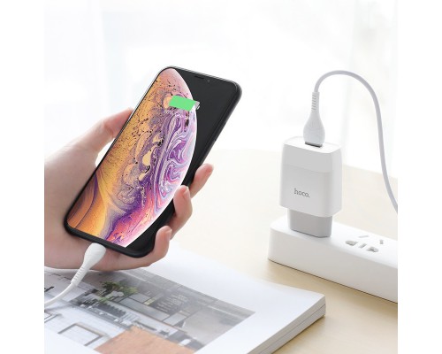СЗУ Hoco C72A (1USB/2.1A) + Lightning (00000041727_1)