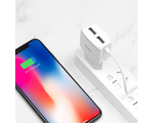 СЗУ Hoco C59A (2USB/2.4A) +lightning (00000039222_1)