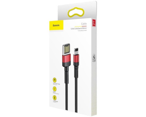Дата кабель Baseus Cafule Lightning Cable Special Edition 2.4A (1m) (CALKLF) (00000031842_1)