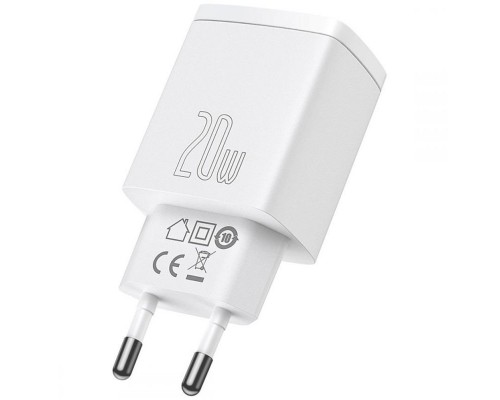 СЗУ Baseus Compact Quick Charger 20W QC+ PD (Type-C + 1USB) (CCXJ-B) (00000048312_2)