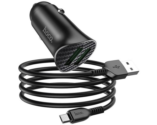 АЗУ Hoco Z39 QC3.0 (2USB) + MicroUSB (00000041719_2)