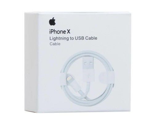 Дата кабель Foxconn для Apple iPhone USB to Lightning (AAA grade) (1m) (box) (00000040132_1)