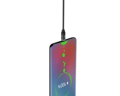 Дата кабель Hoco U76 "Fresh magnetic" MicroUSB (1.2m) (00000038167_1)