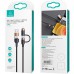 Дата кабель Usams US-SJ483 U62 USB + Type-C to Type-C + Lightning PD (1.2m) (00000049222_1)