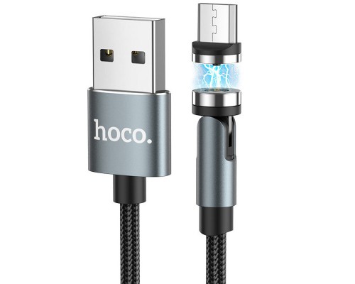 Дата кабель Hoco U94 "Universal magnetic" MicroUSB (1.2 m) (00000041685_1)