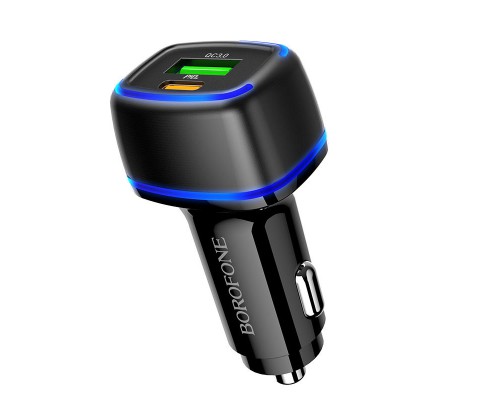 АЗУ Borofone BZ14A PD20W+QC3.0 (1Type-C/1USB/3A) + Type-C to Lightning (00000056341_1)