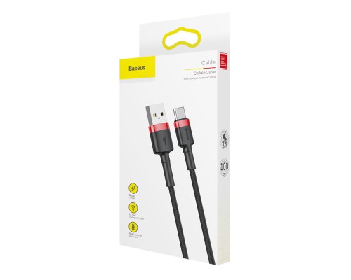 Дата кабель Baseus Cafule Type-C Cable 3A (0.5m) (CATKLF-A) (00000034279_2)