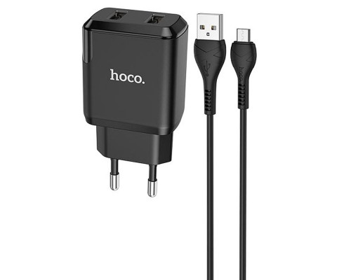 СЗУ HOCO N7 (2USB/2,1A) + USB - MicroUSB (00000049073_1)