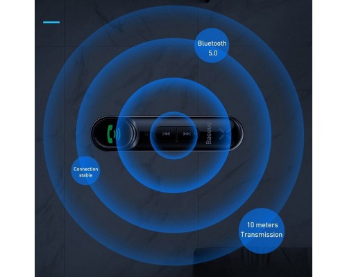 Адаптер Baseus AUX Qiyin Car Bluetooth Receiver (WXQY) (00000038741_1)