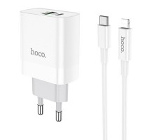 СЗУ HOCO C80A Rapido PD+QC3.0 Type-C + USB + Type-C to Lightning cable (00000052564_1)