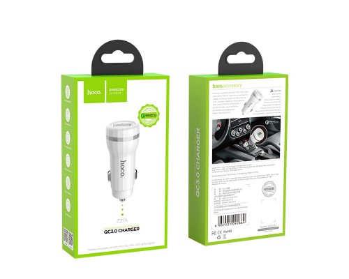 АЗУ Hoco Z27A Staunch QC3 3A.0 1USB (00000034558_1)