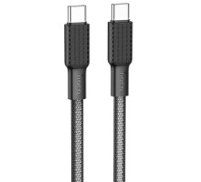 Дата кабель Hoco X69 Jaeger 60W Type-C to Type-C (1m) (00000055835_1)