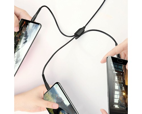 Дата кабель Usams US-SJ367 U35 3in1 USB to Combo 2A (1m) (00000036473_2)