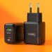 СЗУ Hoco N5 Favor 20W PD+QC3.0 (1USB/1Type-C/3A) (00000048311_1)