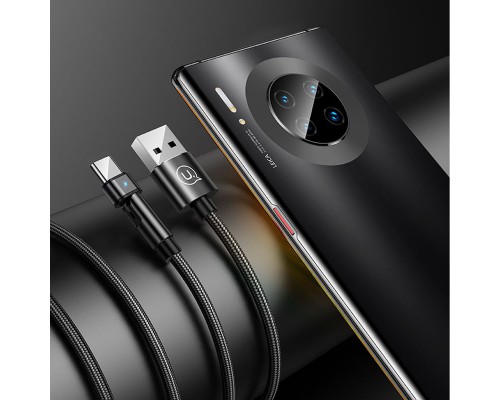 Дата кабель USAMS US-SJ477 U60 Rotatable USB to Type-C (1m) (00000042605_1)