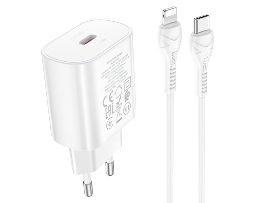 СЗУ Hoco N22 Jetta PD25W + Type-C to Lightning (00000055848_1)