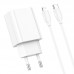 СЗУ Borofone BA65A Single port PD20W + Type-C + Lightning (00000057051_2)