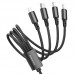 Дата кабель Borofone BX72 USB to 4in1 (Lightning/Lightning/MicroUSB/Type-C) (1m) (00000058302_1)
