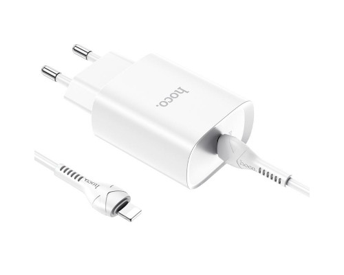 СЗУ HOCO N14 PD 20W 1Type-C + Type-C to Lightning (00000054756_1)