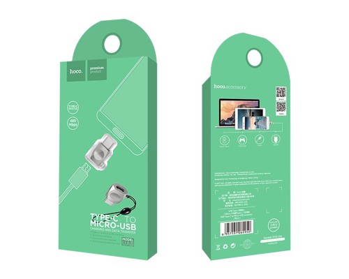 Переходник Hoco UA8 MicroUSB to Type-C (00000032918_1)