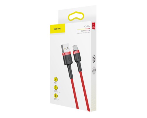 Дата кабель Baseus Cafule Type-C Cable 3A (0.5m) (CATKLF-A) (00000034279_3)