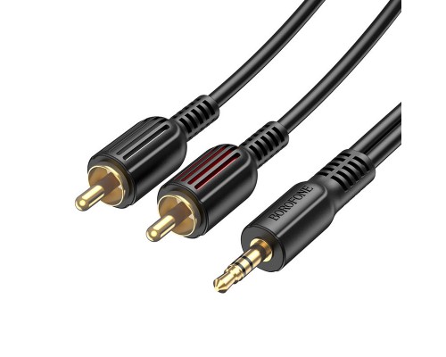 Аудио кабель Borofone BL11 3.5mm to double RCA (00000056867_1)
