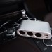АЗУ с разветвителем прикуривателя Hoco Z13 (3 порта+2USB/2.1A+LCD) (00000041722_1)