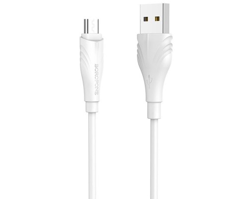 Дата кабель Borofone BX18 Optimal USB to MicroUSB (1m) (00000057024_1)
