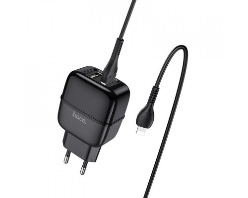 СЗУ HOCO C73A (2USB/2.4A) + lightning (00000036213_2)