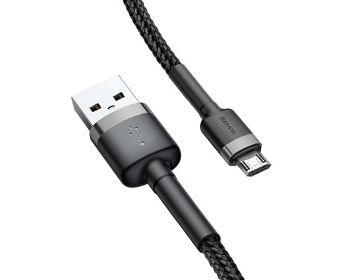 Дата кабель Baseus Cafule MicroUSB Cable 1.5A (2m) (CAMKLF) (00000048647_1)